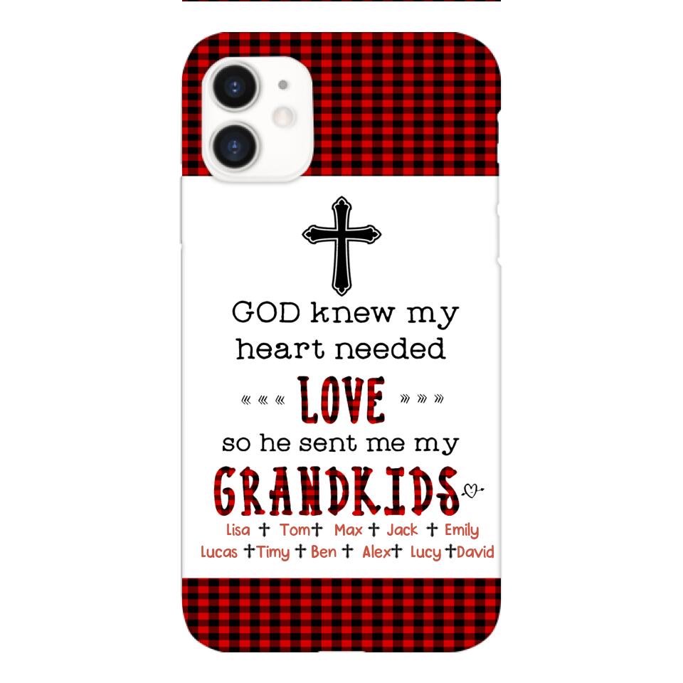 Personalized God Grandkids Phone Case Printed 3N 2803