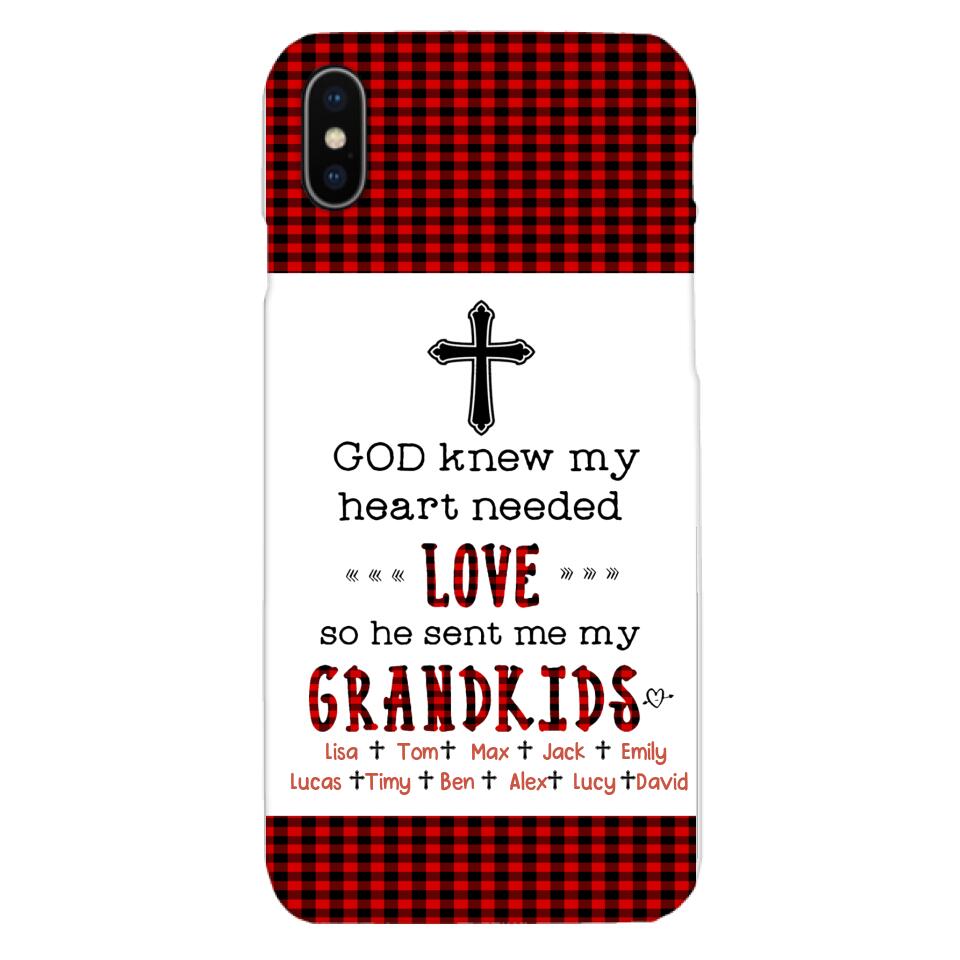 Personalized God Grandkids Phone Case Printed 3N 2803