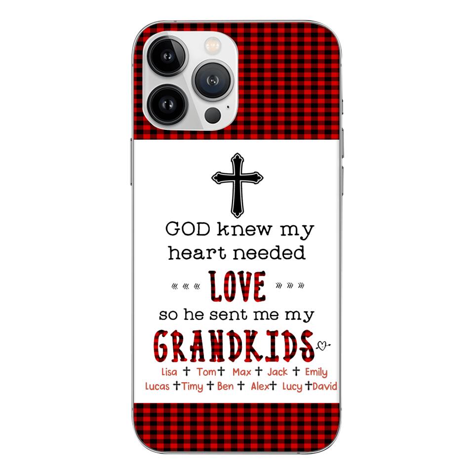Personalized God Grandkids Phone Case Printed 3N 2803