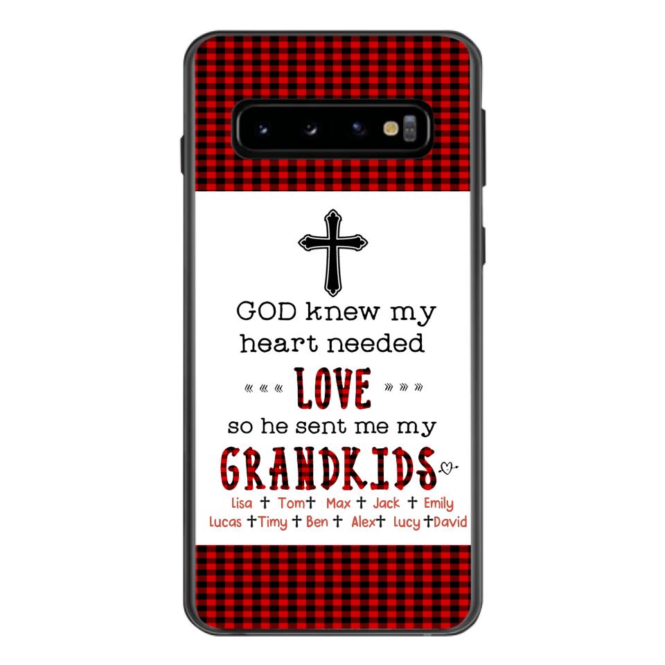 Personalized God Grandkids Phone Case Printed 3N 2803