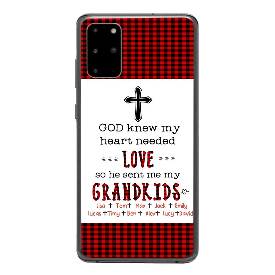 Personalized God Grandkids Phone Case Printed 3N 2803