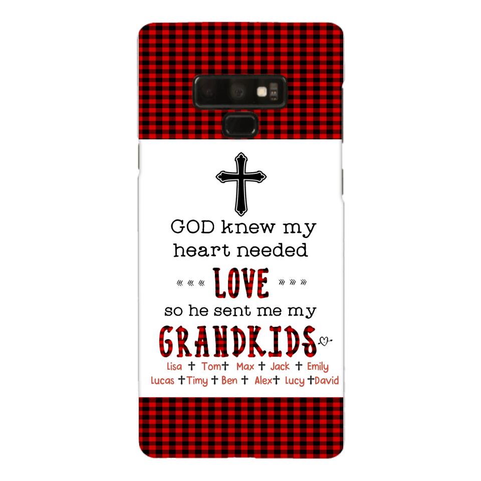 Personalized God Grandkids Phone Case Printed 3N 2803