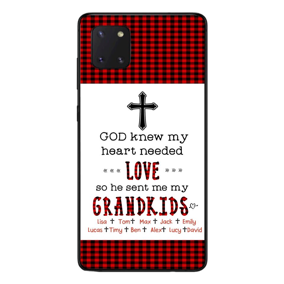 Personalized God Grandkids Phone Case Printed 3N 2803