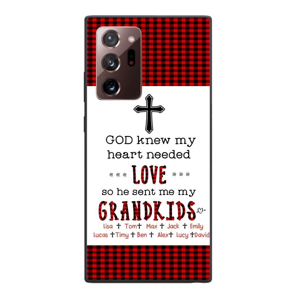 Personalized God Grandkids Phone Case Printed 3N 2803
