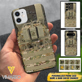 Personalized U.S Soldier Phone Case Printed 25MAR-DT28