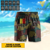 PERSONALIZED BELGIUM ARMY CAMO SHORTS QTHC2803