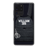 Personalized Thin Blue Line Phone Case Printed 25MAR-LN28