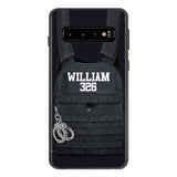 Personalized Thin Blue Line Phone Case Printed 25MAR-LN28