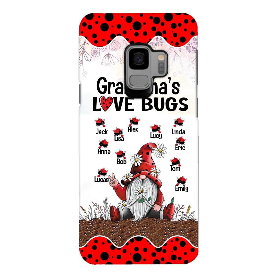 Personalized Grandma's Love Bugs Phone Case Printed V3Q 2803