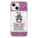 Personalized June Girl With Tatoos Phone Case Printed 25MAR-QH28