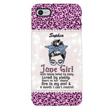 Personalized June Girl With Tatoos Phone Case Printed 25MAR-QH28