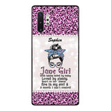 Personalized June Girl With Tatoos Phone Case Printed 25MAR-QH28