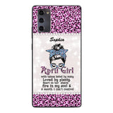 Personalized April Girl With Tatoos Phone Case Printed 25MAR-QH28