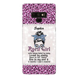Personalized April Girl With Tatoos Phone Case Printed 25MAR-QH28