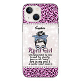 Personalized April Girl With Tatoos Phone Case Printed 25MAR-QH28