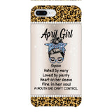 Personalized April Girl With Tatoos Phone Case Printed 25MAR-HQ28