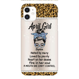 Personalized April Girl With Tatoos Phone Case Printed 25MAR-HQ28