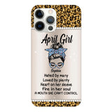Personalized April Girl With Tatoos Phone Case Printed 25MAR-HQ28