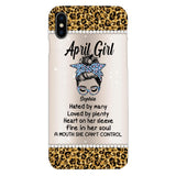 Personalized April Girl With Tatoos Phone Case Printed 25MAR-HQ28