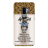 Personalized April Girl With Tatoos Phone Case Printed 25MAR-HQ28