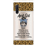 Personalized April Girl With Tatoos Phone Case Printed 25MAR-HQ28