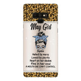 Personalized May Girl With Tatoos Phone Case Printed 25MAR-HQ28