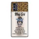 Personalized May Girl With Tatoos Phone Case Printed 25MAR-HQ28