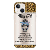 Personalized May Girl With Tatoos Phone Case Printed 25MAR-HQ28