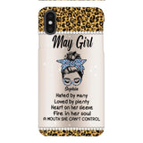 Personalized May Girl With Tatoos Phone Case Printed 25MAR-HQ28