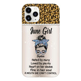 Personalized June Girl With Tatoos Phone Case Printed 25MAR-HQ28