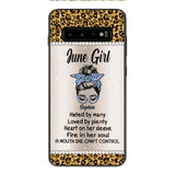 Personalized June Girl With Tatoos Phone Case Printed 25MAR-HQ28