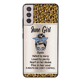 Personalized June Girl With Tatoos Phone Case Printed 25MAR-HQ28
