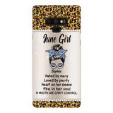 Personalized June Girl With Tatoos Phone Case Printed 25MAR-HQ28