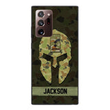Personalized Australian soldier camo rank Phone Case Printed M3Q 2903