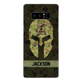 Personalized Australian soldier camo rank Phone Case Printed M3Q 2903
