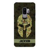 Personalized Australian soldier camo rank Phone Case Printed M3Q 2903