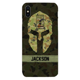 Personalized Australian soldier camo rank Phone Case Printed M3Q 2903