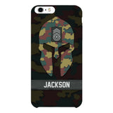 Personalized Begium soldier camo rank Phone Case Printed M3Q 2903