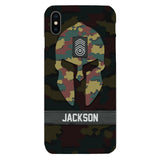 Personalized Begium soldier camo rank Phone Case Printed M3Q 2903