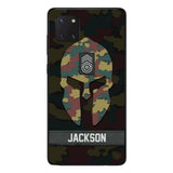 Personalized Begium soldier camo rank Phone Case Printed M3Q 2903