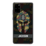 Personalized Begium soldier camo rank Phone Case Printed M3Q 2903