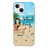 PERSONALIZED SALTY BEACH PHONCASE QTTQ2903