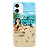 PERSONALIZED SALTY BEACH PHONCASE QTTQ2903