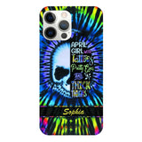 Personalized April Girl With Tattoos  Phone Case Printed 25MAR-HQ29