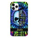 Personalized June Girl With Tattoos  Phone Case Printed 25MAR-HQ29