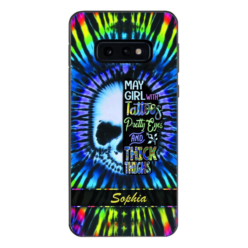 Personalized May Girl With Tattoos  Phone Case Printed 25MAR-HQ29