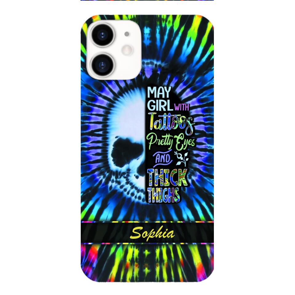 Personalized May Girl With Tattoos  Phone Case Printed 25MAR-HQ29