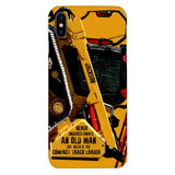 PERSONALIZED NEVER UNDERESTIMATE AN OLD MAN WITH A COMPACT TRACK LOADER PHONECASE QTDT2903