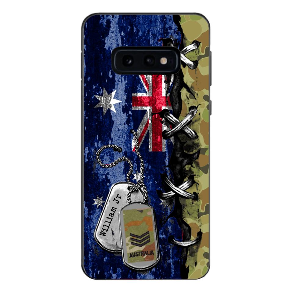 DH Personalized Australian Soldier Phone Case Printed 25MAR-DT29