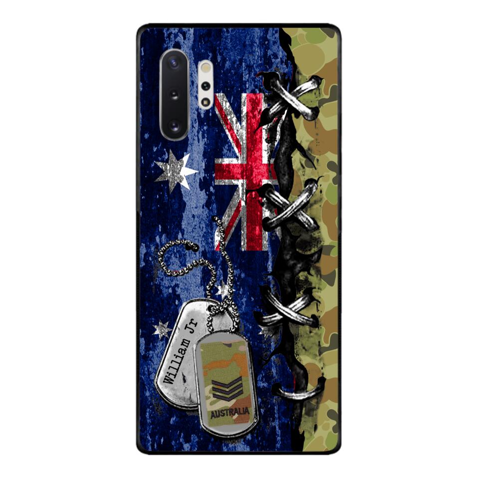 DH Personalized Australian Soldier Phone Case Printed 25MAR-DT29